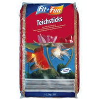 Produktbild von FIT+FUN Schwimm-Sticks Teichfutter für Kaltwasserfische 20 kg - 20 l
