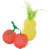 Produktbild von FIT+FUN Spielzeug Geschenkset Ananas und Kirsche aus Plüsch in Bunt