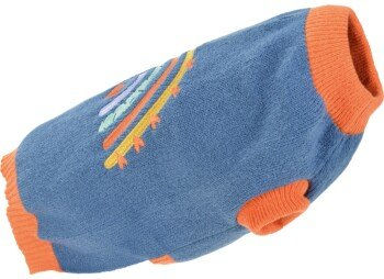 FIT+FUN Strickpullover Regenbogen Bunt aus Polyester für kleine bis mittlere Hunde 28 cm – Bild 1 von 2