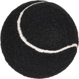Produktbild von FIT+FUN Tennisball für Hunde in Schwarz aus Filz