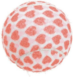Produktbild von FIT+FUN Tennisball Herzen für Hunde in Bunt und Rosa 3 Stück