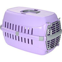 Produktbild von FIT+FUN Transportbox für Hunde aus Kunststoff lila 50x32x31 cm - 5 kg