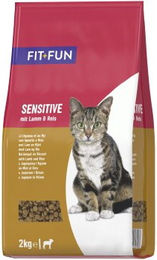 FIT+FUN Trockenfutter Katze Adult Sensitive mit Lamm und Reis ohne Zucker – Bild 1 von 1