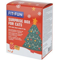 Produktbild von FIT+FUN Überraschungsbox mit Spielzeug und Snack für Katzen 30 g
