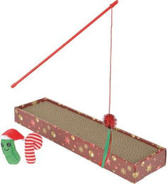 FIT+FUN Xmas Kratzbrett Geschenkset für Katzen – Bild 1 von 1