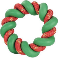 Produktbild von FIT+FUN Xmas TPR Tau Kranz 18 cm Hundespielzeug