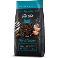 Produktbild von FITMIN Cat For Life Adult Katzenfutter mit Fisch und Huhn 8 kg mit hohem Fleischanteil