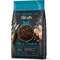 Produktbild von FITMIN Cat For Life Adult Katzenfutter mit Fisch und Huhn mit hohem Fleischanteil 1,8 kg