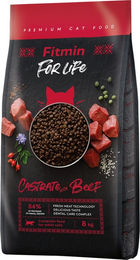 Produktbild von Fitmin Cat For Life Castrate Katzenfutter mit Rind für kastrierte erwachsene Katzen 2 x 8 kg - 2 x 8 kg