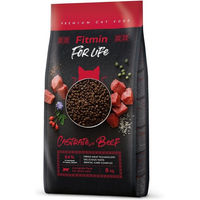 Produktbild von Fitmin Cat For Life Castrate Trockenfutter für kastrierte Katzen Adult Rindfleisch 8 kg - 8 kg