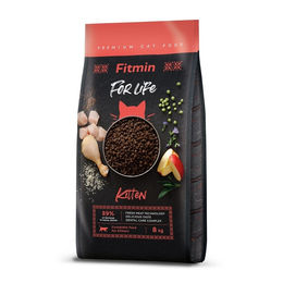 FITMIN Cat For Life Kitten Katzenfutter mit Huhn und hohem Fleischanteil 8 kg - 8 kg – Bild 1 von 3