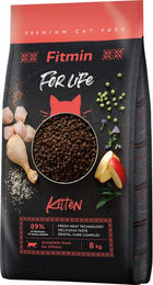 Produktbild von Fitmin Cat For Life Kitten Trockenfutter mit Huhn 2 x 8 kg - 2 x 8 kg