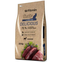 Produktbild von FITMIN Cat Purity Delicious Trockenfutter für erwachsene Katzen mit Hirsch Monoprotein getreidefrei 10 kg