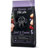 Produktbild von FITMIN Dog For Life Light & Senior Trockenfutter für Hunde mit Rind und Geflügel 12 kg - 12 kg