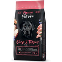 Produktbild von FITMIN dog For Life Trockenfutter Ente und Pute für erwachsene Hunde 12 kg