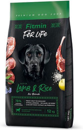 FITMIN dog For Life Trockenfutter für Hunde Adult Lamm und Geflügel mit Reis 12 kg - 12 kg – Bild 1 von 2
