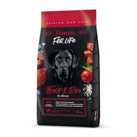 Produktbild von FITMIN Dog for Life Trockenhundefutter Rind und Reis 12 kg - 12 kg