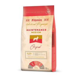 FITMIN Dog Medium Maintenance Trockenfutter für erwachsene Hunde mit Geflügel glutenfrei 12 kg - 12 kg – Bild 1 von 4