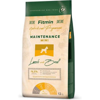 Produktbild von FITMIN Dog Nutritional Programme Mini Maintenance Hundefutter Lamm und Rind für erwachsene kleine Hunde 12 kg