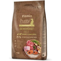 Produktbild von FITMIN Dog Purity Halbfutters mit Kaninchen und Lamm für erwachsene Hunde ohne Konservierungsstoffe 4 kg