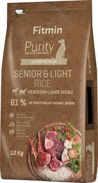 Fitmin Dog Purity Senior & Light Hundetrockenfutter Hirsch Lamm Glutenfrei 12 kg - 12 kg – Bild 1 von 9