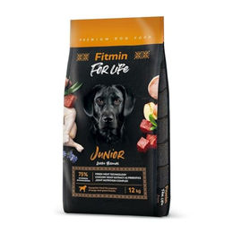 Produktbild von Fitmin Junior Large Breed Hundefutter Rind und Geflügel 12 kg - 12 kg