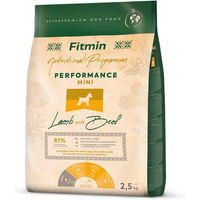 Produktbild von FITMIN Mini Performance Hundefutter Lamm und Rind für erwachsene kleine Hunde getreidefrei und glutenfrei 2,5 kg