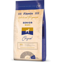 Produktbild von Fitmin Program Maxi Senior Trockenfutter für große Hunde mit Geflügel und Lachs glutenfrei und sensitive 2 x 12 kg - 2 x 12 kg