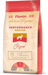 Produktbild von Fitmin Program Medium Performance Hundetrockenfutter Huhn Geflügel Getreidefrei Adult 12 kg - 12 kg