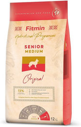 FITMIN Program Medium Senior Hundetrockenfutter mit Geflügel und Fisch glutenfrei 12 kg - 12 kg – Bild 1 von 3