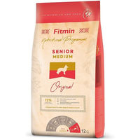 Produktbild von FITMIN Program Medium Senior Hundetrockenfutter mit Geflügel und Fisch glutenfrei 12 kg - 12 kg