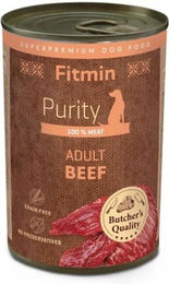 Produktbild von FITMIN Purity Adult Hundefutter Rind Stückchen in Sauce 400g
