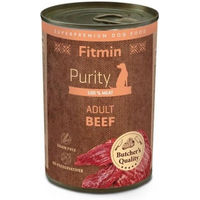 Produktbild von FITMIN Purity Adult Hundefutter Rind Stückchen in Sauce 400g