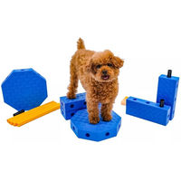 Produktbild von FitPAWS FitKinect Core Agility-Gerät aus Kunststoff für Welpen zur Muskelaufbau in Blau