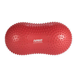 Produktbild von FitPAWS Trax Peanut Hundespielzeug aus Gummi Rot für Muskelaufbau und Welpen