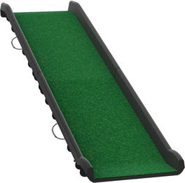 FIVMEN Haustiertreppe Hunderampe faltbar aus Kunststoff 156x40cm für große Hunde – Bild 1 von 5