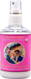 Fjordifaunitas Edition Golden Champ Mähnen- und Schweifpflege sowie Fellspray für Pferde 100 ml Rosa – Bild 1 von 2