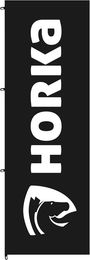 Produktbild von Flagge HORKA Schwarz Unisex