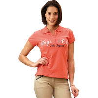 Produktbild von Flags&Cup Altamira Reitshirt für Damen aus Baumwolle Rot XS