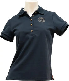 Produktbild von Flags&Cup Anzia Reit-Poloshirt für Mädchen in Blau aus Polyester