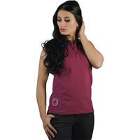 Produktbild von Flags&Cup Bogota Reitshirt für Damen aus Baumwolle in Blau und Lila Größe S