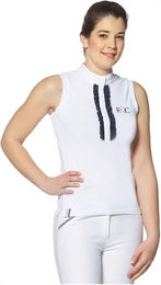 Produktbild von Flags&Cup Cacimba Reitshirt Damen aus Baumwolle Weiß XL