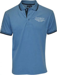 Produktbild von Flags&Cup Capto Reit-Poloshirt für Herren aus Baumwolle Blau Größe L