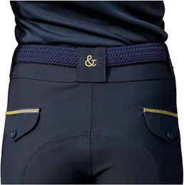 Produktbild von Flags&Cup Catarina Reithose Damen Mid Grip Blau aus Nylon