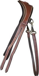 Produktbild von Flags&Cup Comfort Kopfstück für Ponys aus Leder in Braun