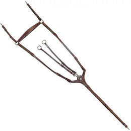 Produktbild von Flags&Cup Comfort Vorderzeug für Pferde aus Edelstahl in Braun