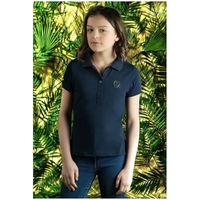 Produktbild von Flags&Cup Coperna Reitshirt Polo-Shirt für Mädchen in Blau