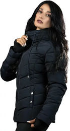 Produktbild von Flags&Cup Damen Daunenjacke Kerava Winterjacke aus Polyester in Blau oder Schwarz Größe S