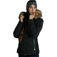 Produktbild von Flags&Cup Damen Daunenjacke Pakaa Winterjacke Schwarz XS