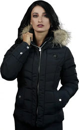 Produktbild von Flags&Cup Damen Daunenjacke Rauma Winterjacke aus Polyester in Blau oder Schwarz Größe XS